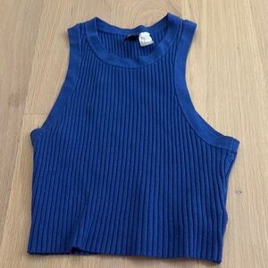Blue tank top from H&M
